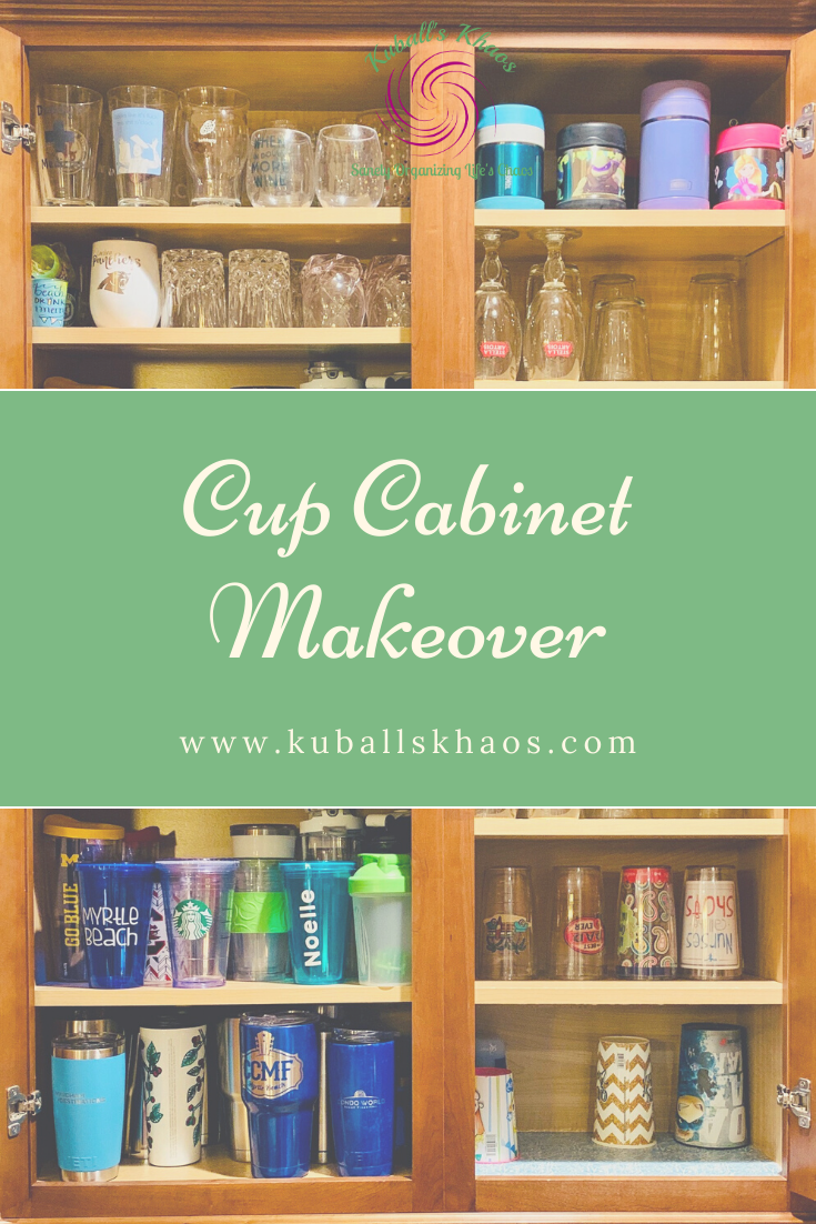 How to Organize a Cup Cabinet - Kuball's Khaos