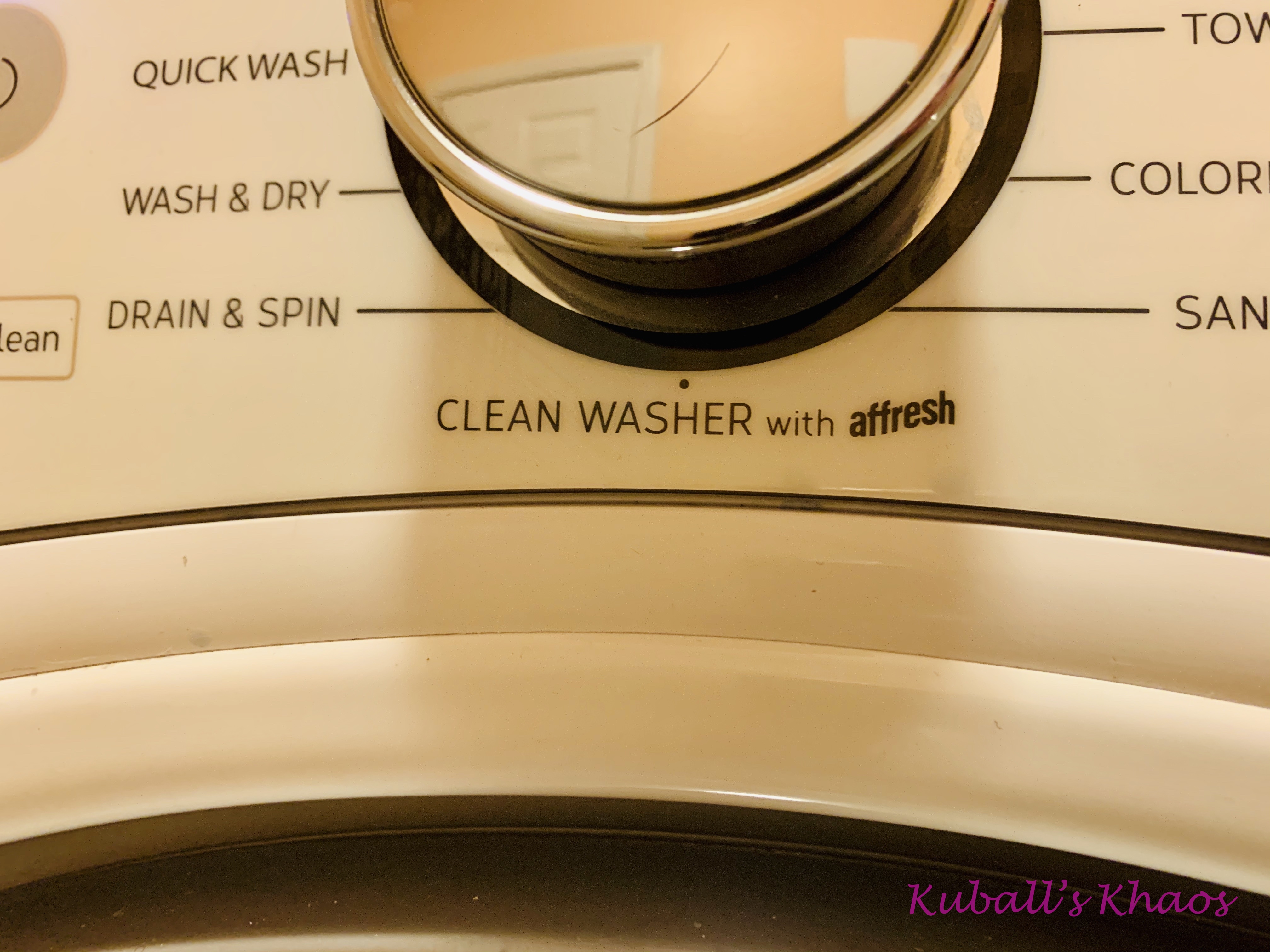 How To Clean Your Front Loading Washer - Kuball's Khaos