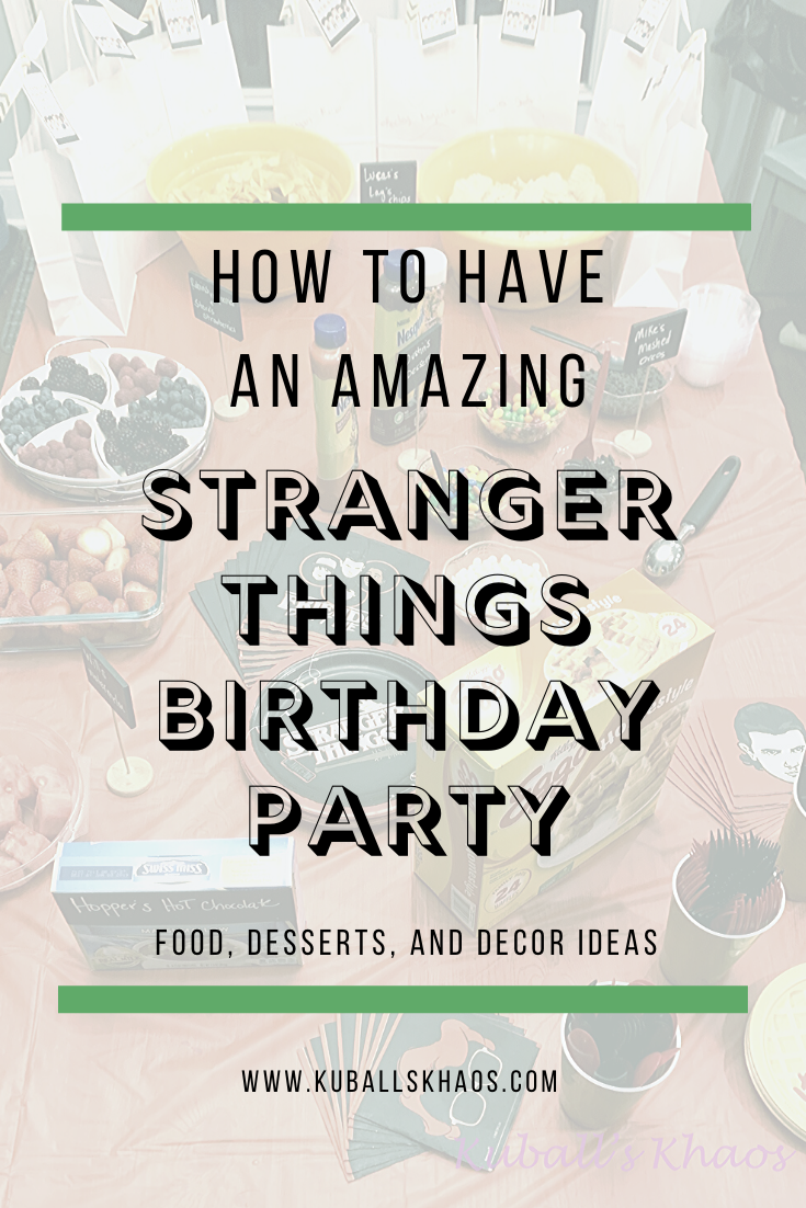 How to Host a Stranger Things Birthday Party🏹 Explore as melhores ...